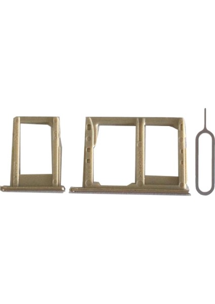 2 Paket Çift Kart Tutucu ve Tutucu Yuva Tepsisi+ Çıkarma Pimi (Yurt Dışından)