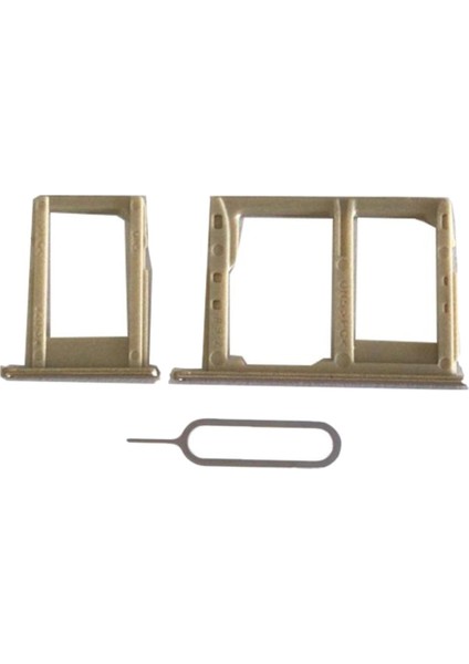 2 Paket Çift Kart Tutucu ve Tutucu Yuva Tepsisi+ Çıkarma Pimi (Yurt Dışından)
