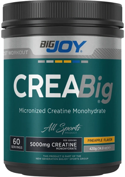 Bigjoy Sports Creabig Powder Creatine Micronized  Anans 420g