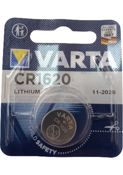 Cr 1620 3 Volt Lityum Pil