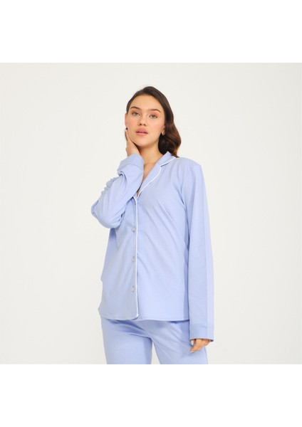 Kadın Gömlek Pantolon Pijama Takımı fırsatları