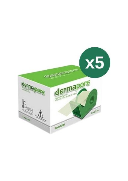 Dermapore Kağı Flaster 5cm x 5m 5 Adet