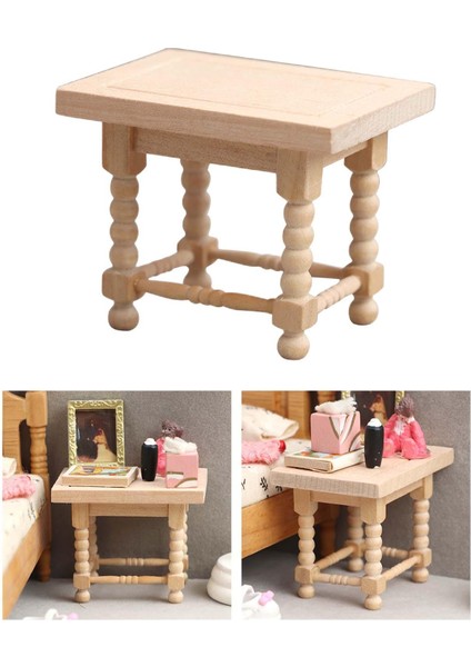 1:12 Dollhouse Masa Sandalyeleri Mutfak Yemek Odası Için Minyatür Sahne Modeli (Yurt Dışından) indirimleri