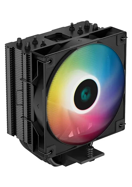 DeepCool AG400-LED ARGB 120 mm Intel(1700p)-AMD Uyumlu Siyah Hava Soğutucu