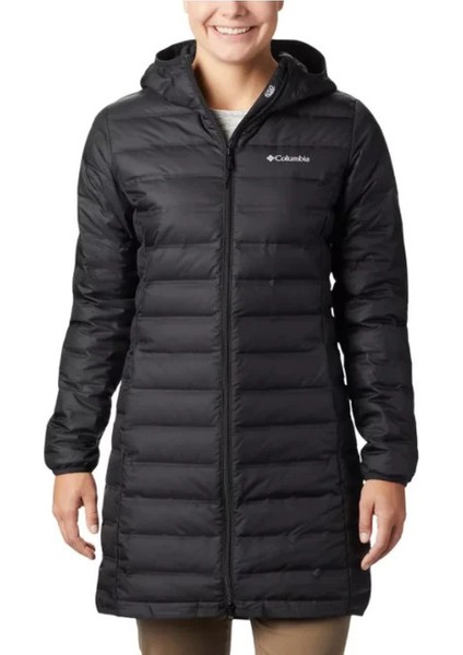 Lake 22 Kadın Kaz Tüyü Uzun Siyah Mont