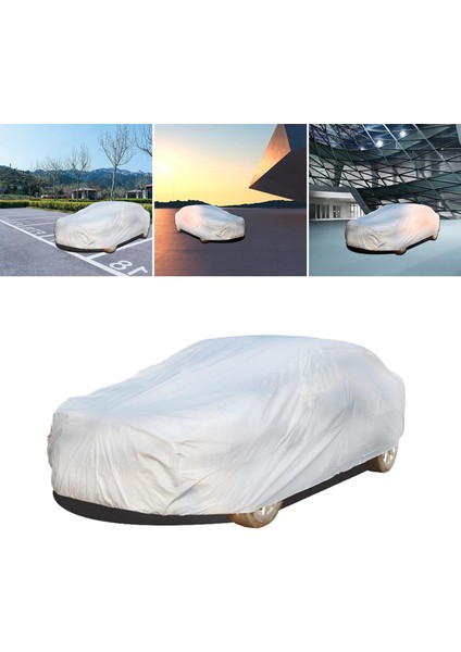 1pc 157 '' Su Geçirmez Araba, Nefes Alabilen Ağır Hizmet Tipi Tam Araba Kapakları S S 400X140X120 (Yurt Dışından)