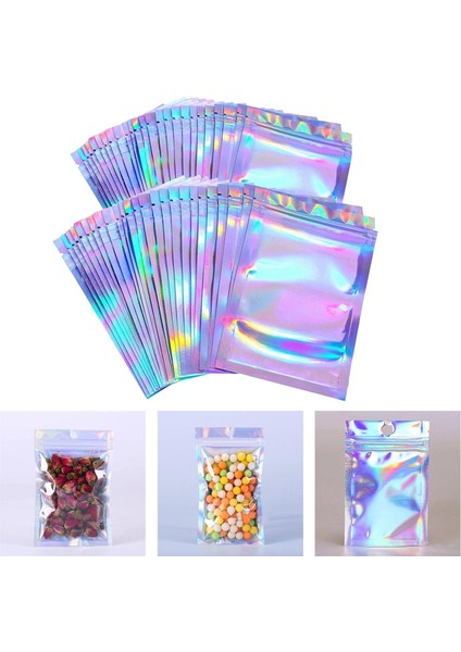 100X Yanardöner Çanta Yeniden Kapatılabilir Saklama Kabı Atıştırmalıkları Fındık Paketleme Sıralama (Yurt Dışından) fırsatları