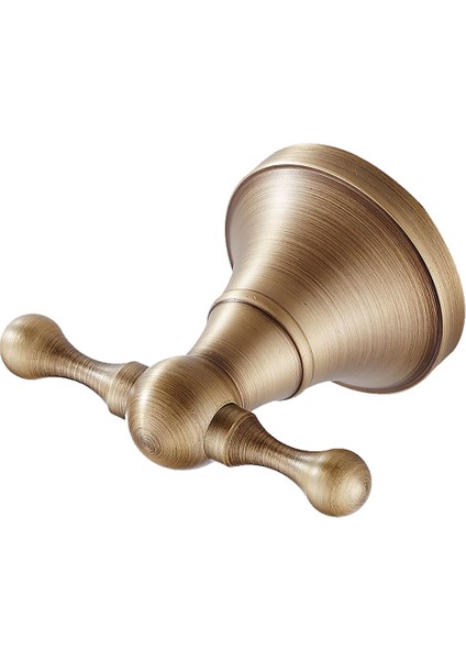 Modern Antika Pirinç Şapka Kanca Giysisi Askı Banyo Çift (Yurt Dışından) indirimleri