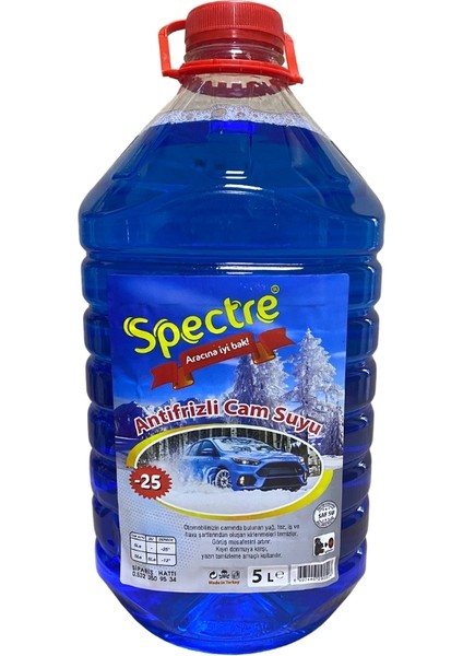 Antifirizli Cam Suyu 5 lt -25 Derece