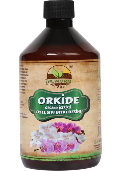 Orkide Özel Organik İçerikli Sıvı Bitki Besini 500 ml