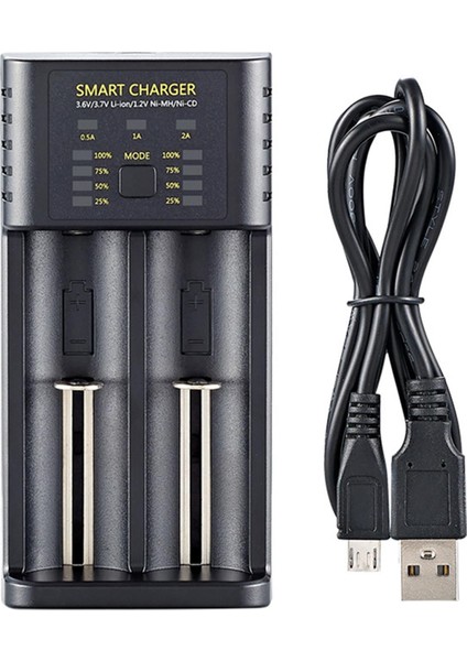 Akıllı Pil Şarj Cihazı Evrenselımr Nı-Mhnı-Cd 14500 14650 (Yurt Dışından) fiyatları