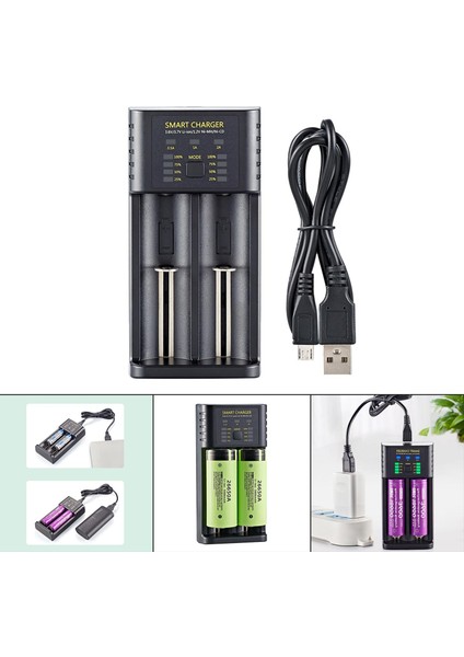 Akıllı Pil Şarj Cihazı Evrenselımr Nı-Mhnı-Cd 14500 14650 (Yurt Dışından) modelleri
