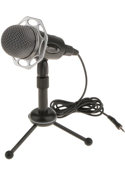 Bilgisayar 3.5mm Studio Kondenser Mikrofon Kayıt Siyah (Yurt Dışından) fiyatları
