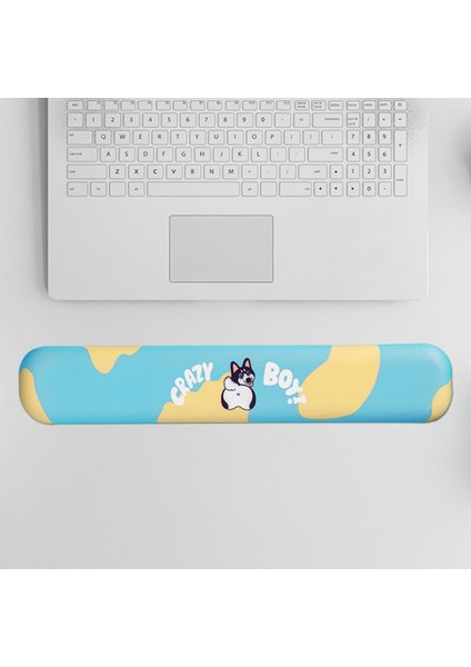 Ergonomik Klavye Bileği Pad Dizüstü Bilgisayar Bilgisayar Köpek Deseni Husky Için Destek Desteği (Yurt Dışından)