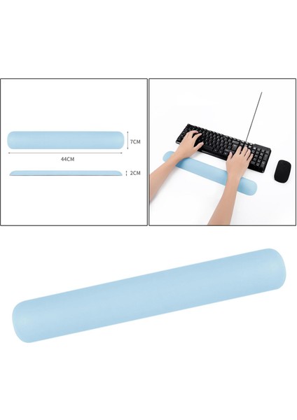 Dizüstü Bilgisayar Için Klavye Bileği Büyük Beden Mavi Yazma (Yurt Dışından) fırsatları