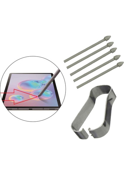 S7S7+ Gray Için Sekme S6S6 Lite Için Kaldırma Tweezers ile 5x Touch Stylus Ipuçları (Yurt Dışından) fırsatları
