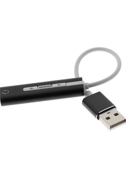 Mikro Deli Siyah Olan Harici 7.1ch USB 2.0 Stereo Ses Kartı Ses Adaptörü (Yurt Dışından)