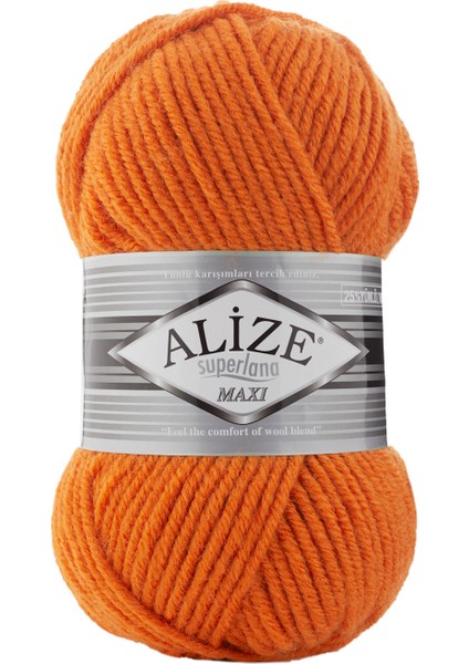 5 Adet Alize Süperlana Maxi 225 El Örgü Ipi 100 Gr.