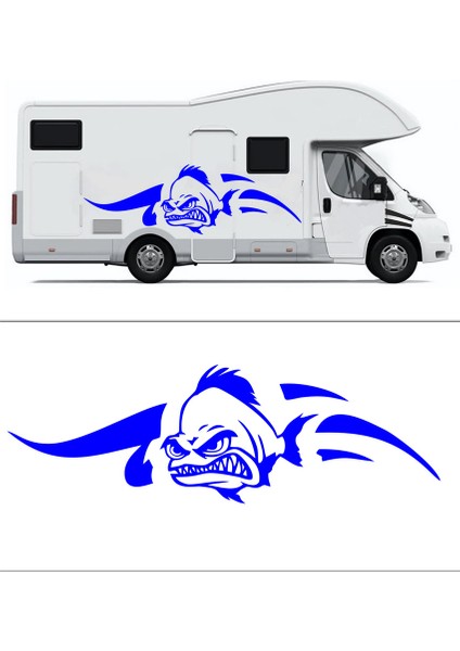 Sinirli Balık Oto STICKER-S1864