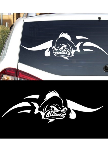 Sinirli Balık Oto STICKER-S1864