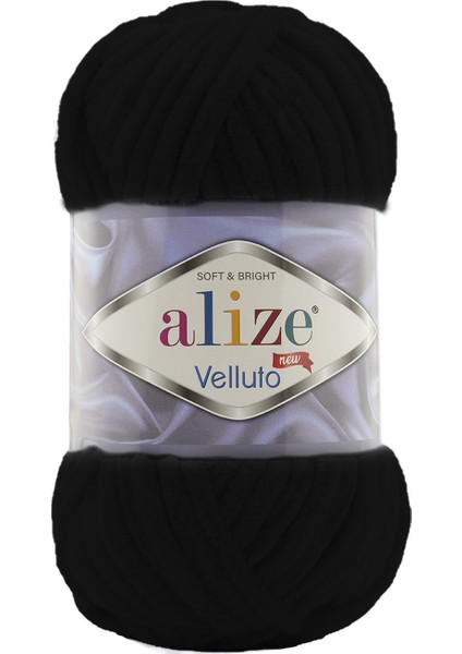 5 Adet Alize Velluto 60 El Örgü Ipi 100 Gr.