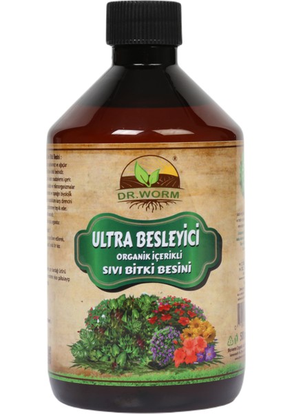 Bitki Besinleri (Gübreleri) 3'ü 1 Arada Avantaj Paketi (3X500 Ml) Orkide, Solucan G., Ultra modelleri
