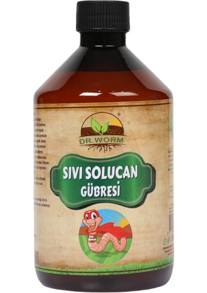 Organik Sıvı Solucan Gübresi 500 ml