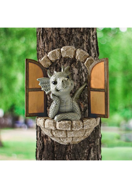 Reçine Dragon Heykelleri Açık Hava Sanat Dekoru Açık Sundurma Süsleri (Yurt Dışından) indirimleri