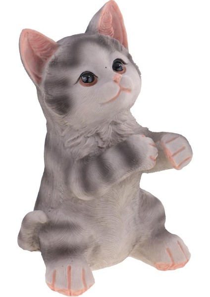 Maine Coon Cat Sign Figürine Heykel El Boyalı Ev Bahçe Dekor (Yurt Dışından) modelleri