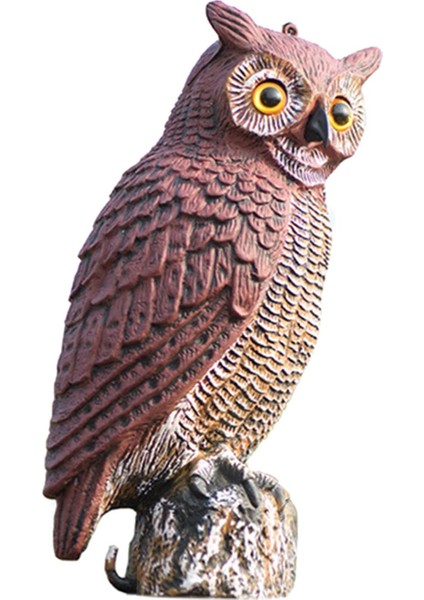 Simülasyon Baykuş El Sanatları Avcılık Fare Kuş Korku Insanlar Kırmızı Kahverengi (Yurt Dışından)