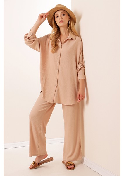 5858 Örme Ikili Takım - Bisküvi