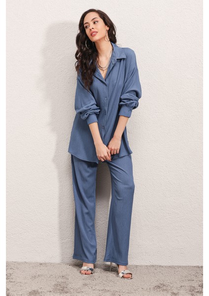 5858 Örme Ikili Takım - Indigo