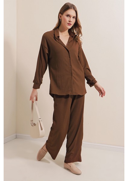 5858 Örme Ikili Takım - Kahverengi fiyatları