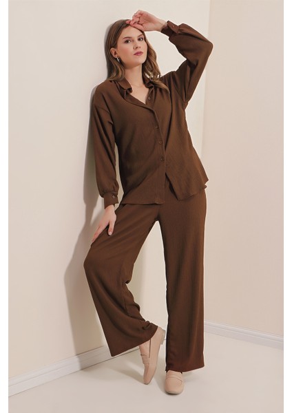 5858 Örme Ikili Takım - Kahverengi indirimleri