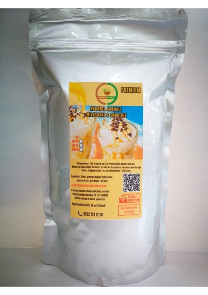 Coffee Naturelle Karamel Aromalı Milkshake1 kg