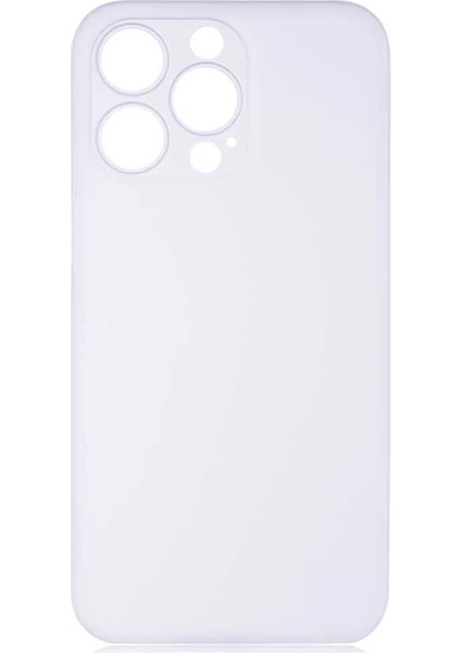 Apple iPhone 13 Pro Max Kılıf 1.kalite Pp Kapak Beyaz Telefon Kılıfı