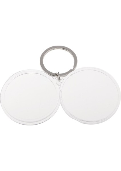 3X40MM Para Tutucu Anahtarlık Yuvarlak Stil 3 Adet (Yurt Dışından)