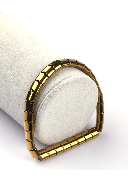 Hematit Doğal Taş Bileklik 6 x 7 mm