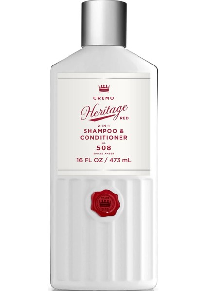 2in1 Heritage Red Şampuan ve Saç Kremi 473ML
