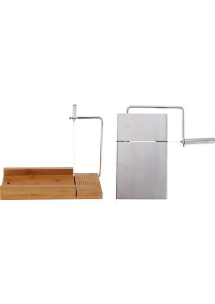 2pcs Ahşap Sabun Baviyalı Planer Düzeltici ve Ahşap Paslanmaz Çelik Tel Dilimer (Yurt Dışından)