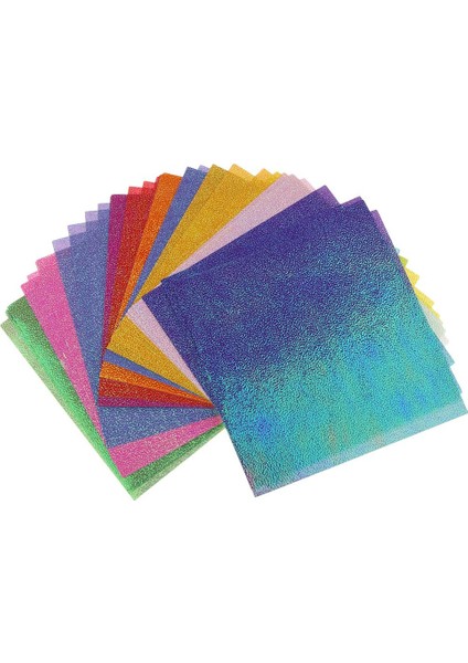150X Inci Renkli Origami Katlanır Kağıt Parlayan Kağıt Dıy Kağıtları (Yurt Dışından)