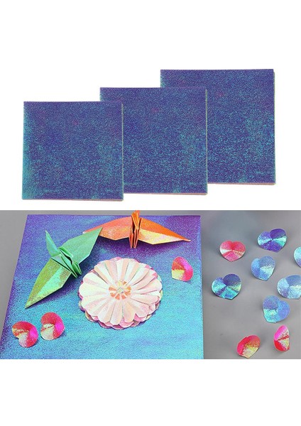 150X Inci Renkli Origami Katlanır Kağıt Parlayan Kağıt Dıy Kağıtları (Yurt Dışından)
