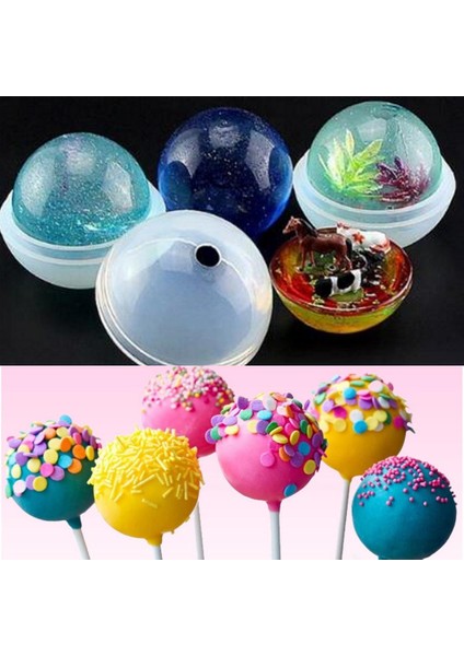 4 Adet Diy Küre Top Süsleri Reçine Döküm Dekor 20/30/40/50MM (Yurt Dışından) modelleri