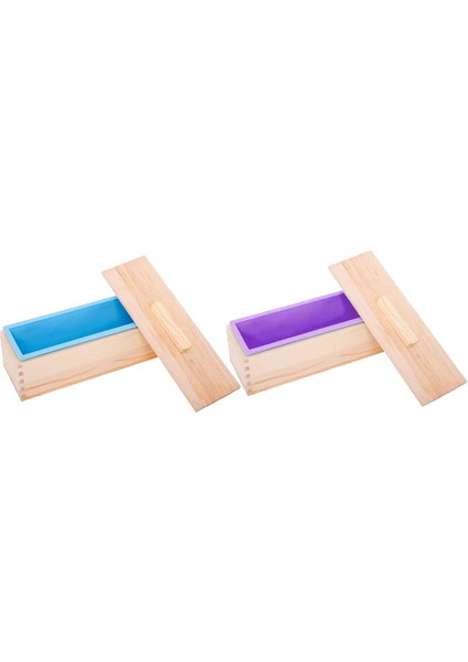 2pcs Dikdörtgen Silikon Sabun Kiti Dıy Aracı Zanaat Yapmak Için (Yurt Dışından)