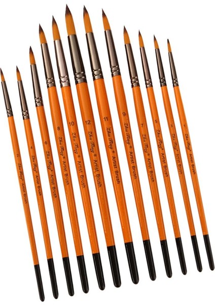 24 Adet Sanatçı Boya Fırçaları Set Sanat Boyama Malzemeleri Suluboya Yağlı Boya (Yurt Dışından) fiyatları