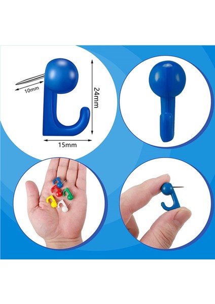 200X Renkli Itme Pimi Kancalar Okul Malzemeleri Için Pin Pins Yapışmaları (Yurt Dışından) fırsatları