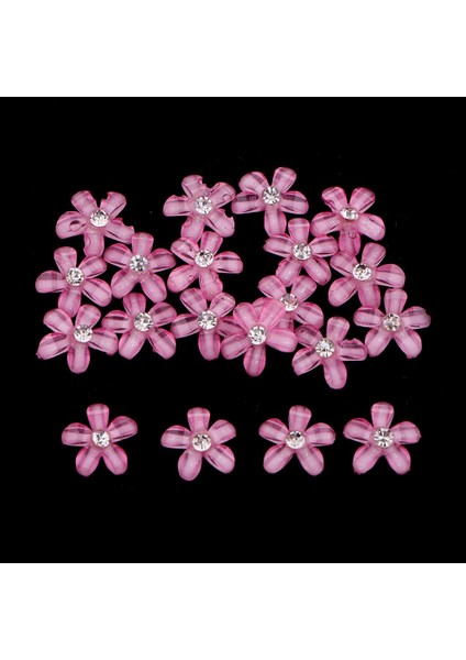 40PCS Çiçek Cabochons Reçine Diamante Düz Geri Kart Yapımı Sızdırmazlığı (Yurt Dışından) fırsatları