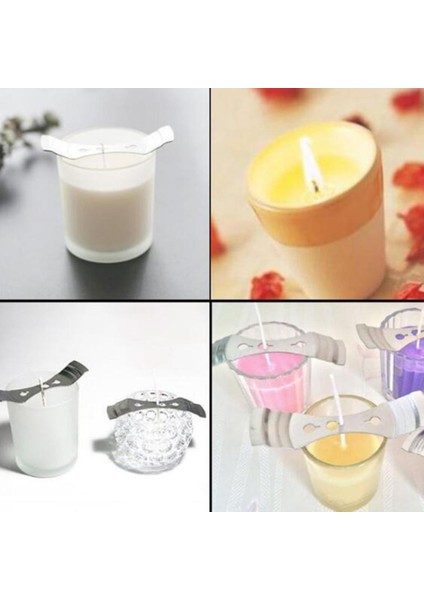 Kraliçe 100PCS Pamuk Mum Fitil 4 '' ve 6 '' Mum Yapımı Için Önceden Ağlanmış, Mum (Yurt Dışından)