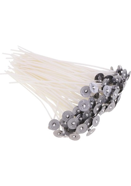 Kraliçe 100PCS Pamuk Mum Fitil 4 '' ve 6 '' Mum Yapımı Için Önceden Ağlanmış, Mum (Yurt Dışından)