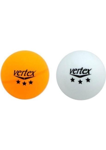 Ery Vertex Pinpon Topu Beyaz-Turuncu 100 Lü